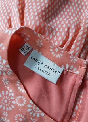 Нежная блуза без рукава в белый цветочный  принт laura ashley occasion(размер 34-36)3 фото