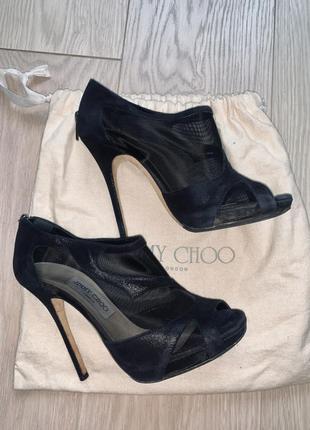 Туфли jimmy choo чёрные3 фото