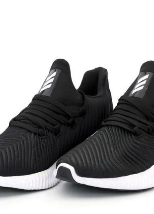 Мужские кроссовки adidas alphabounce instinct black white b760365 фото