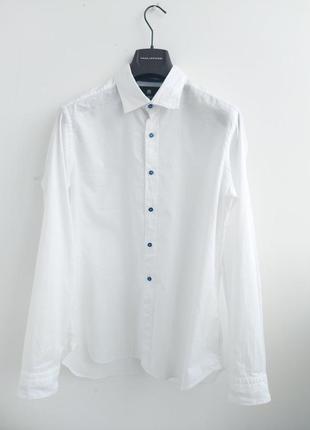 Белая рубашка с длинным рукавом navyboot4 фото
