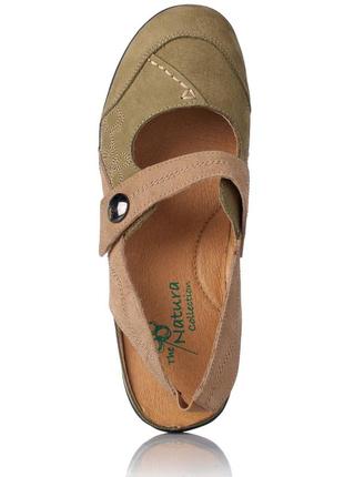 Балетки , повсякденне взуття padders women shoes sultana in moss10 фото