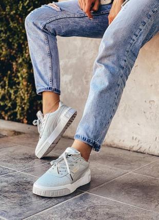 Puma cali grey кросівки пума жіночі сірі пума калі