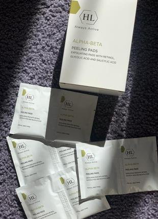 Пілінг серветки для обличчя з кислотами abr holy land