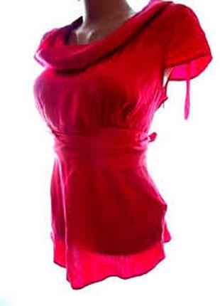 Monsoon блуза топ натур шелк р с-м-л