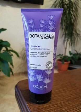Бальзам "лаванда, эссенция увлажнение" для тонких волос l'oreal paris botanicals fresh care lavender hydrating conditioner