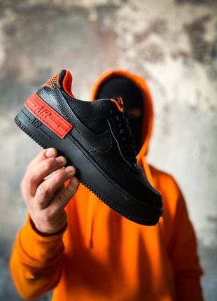 Кроссовки мужские найк nike af1 shadow black light