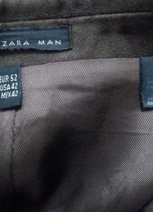 Стильний блейзер з налокотниками zara men/ чоловічий піджак/блейзер / шерсть7 фото