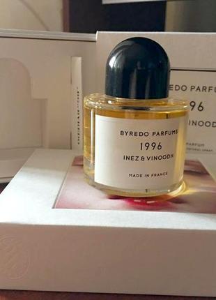 Byredo 1996 inez & vinoodh💥оригинал 1,5 мл распив аромата затест