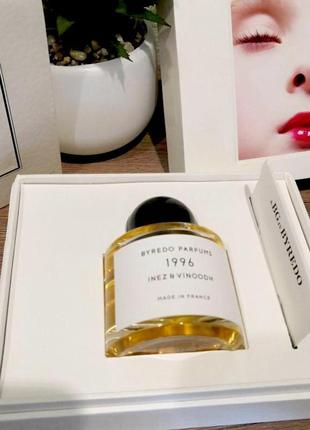 Byredo 1996 inez & vinoodh💥оригинал 1,5 мл распив аромата затест