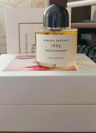 Byredo 1996 inez & vinoodh💥оригинал 1,5 мл распив аромата затест