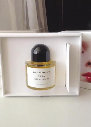 Byredo 1996 inez & vinoodh💥оригинал 1,5 мл распив аромата затест
