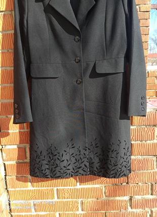 Стильный удлиненный пиджак, кардиган 48-504 фото