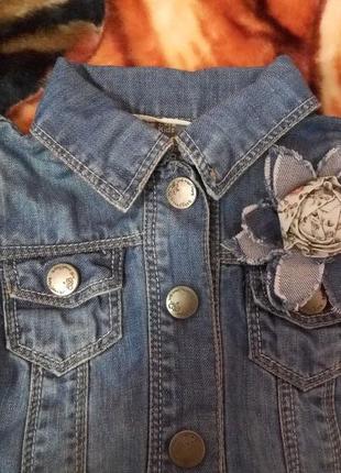 Джинсовая курточка zara 3