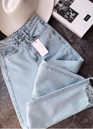Стильные светлые джинсы 💥7 фото