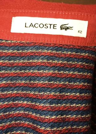 Lacoste поло лонгслив джемпер кофта рубаха свитшот котон ворот поло3 фото