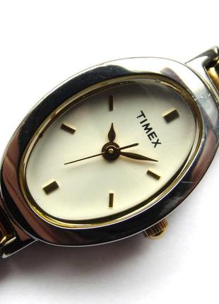 Timex овальные часы из сша оригинал на маленькое запястье6 фото
