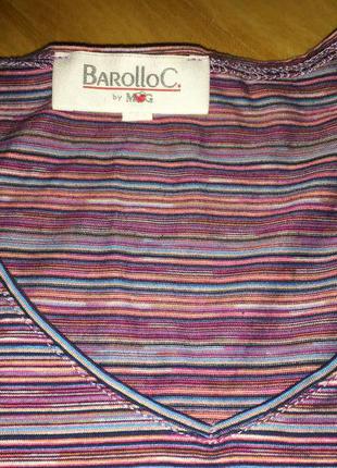 Хлопковая полосатая футболка от barollo! р.-443 фото