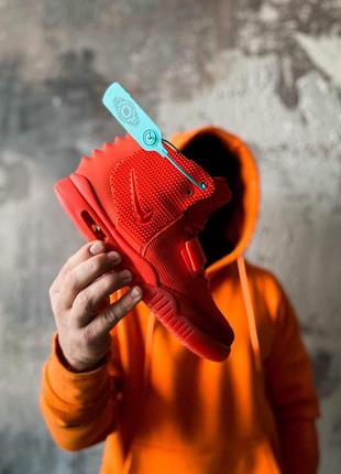 Кроссовки мужские найк nike air yeezy 2 sp red october