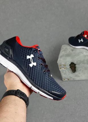 Мужские кроссовки under armour speedform gemini синие с красным скидкой sale / smb6 фото