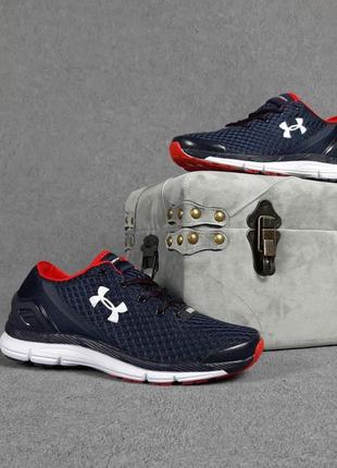 Мужские кроссовки under armour speedform gemini синие с красным скидкой sale / smb4 фото