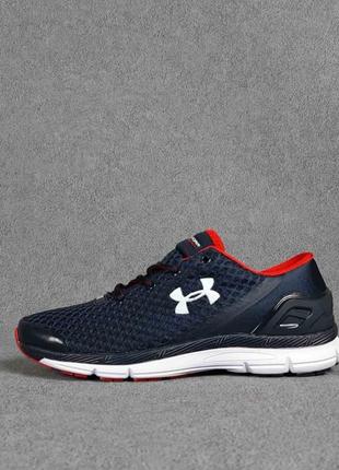 Чоловічі кросівки under armour speedform gemini сині з червоним знижка sale / smb1 фото