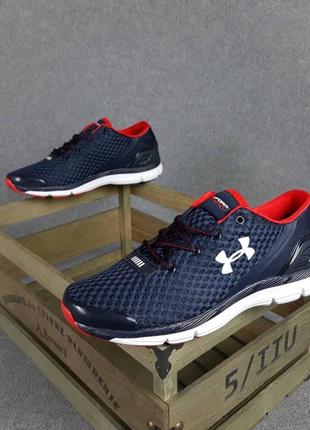 Чоловічі кросівки under armour speedform gemini сині з червоним знижка sale / smb8 фото