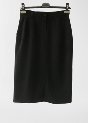 Шерстяная юбка (100% шерсть) прямого кроя, strenesse, германия4 фото