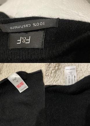 Кашемировый пуловер f&f p.14 8