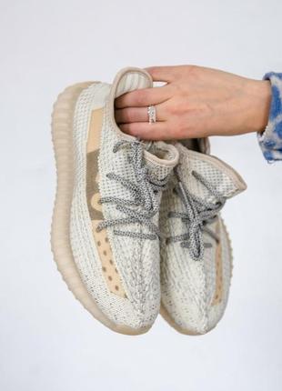 Жіночі кросівки yeezy boost 350 lundmark full reflective ❤️ накладений платіж