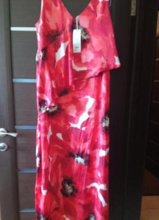 Яркое струящееся платье john rocha