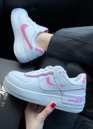 Кроссовки женские найк nike air force 1 shadow magic flamingo