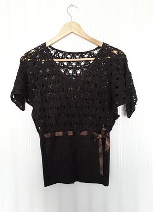 Кофточка сетка размер s