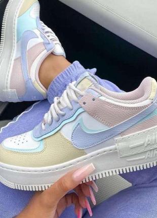 Кросівки жіночі найк nike air force 1 shadow pastel4 фото