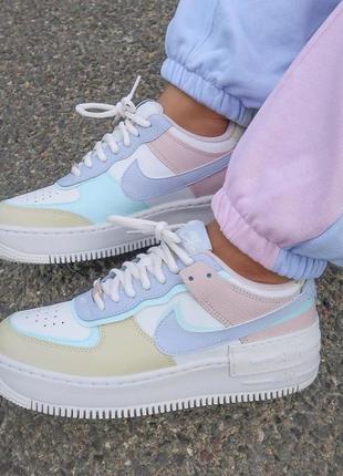 Кроссовки женские найк nike air force 1 shadow pastel3 фото