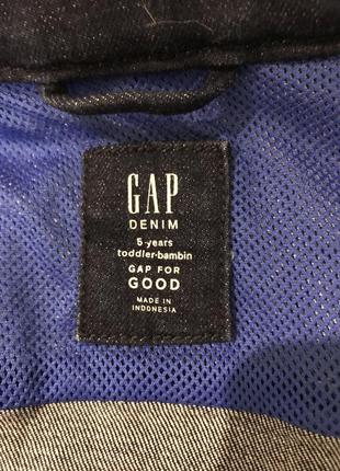 Джинсовая куртка gap для мальчика 5 лет5 фото