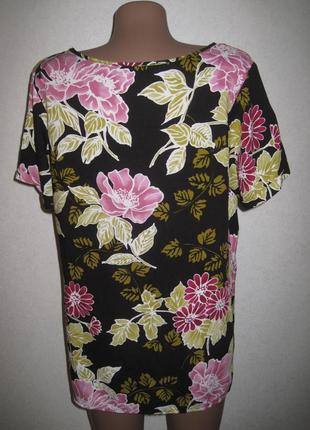 Вискозная блуза цветочный принт george р-р142 фото