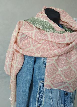 Красивый женский шарф-палантин - индия2 фото