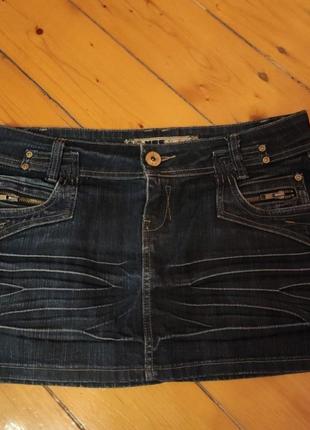 Спідниця джинсова міні new look