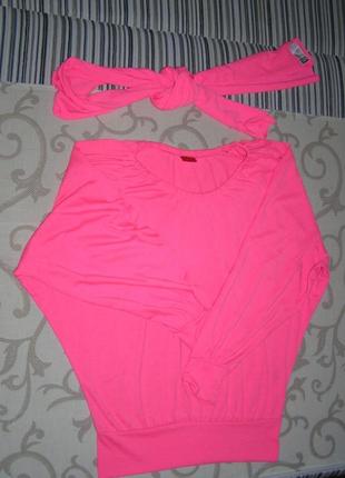 Кислотна кофта-летюча миша + шалик cfl