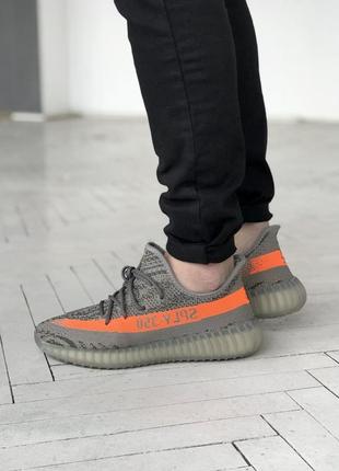 Мужские кроссовки adidas yeezy boost 350 v2 grey  41-42-43-44-453 фото