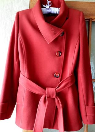 Кашемірова куртка терраккотового кольору