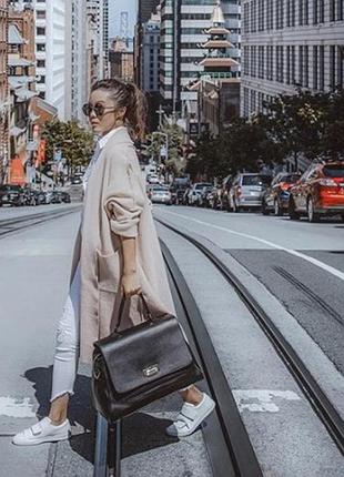 Кардиган довгий бежевий трикотажний м/л 3