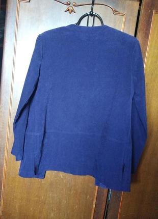 Піджак під ретро, фіолетовий, 42-46 р., подовжений2 фото
