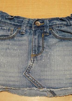 Indigo джинсовая юбка 2-4 года джинсова спідниця3 фото