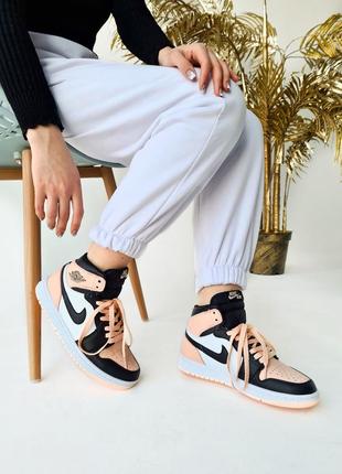 Nike jordan 1, женские демисезонные кроссовки найк джордан