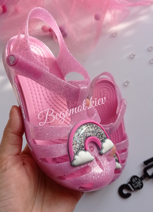 Дитячі сандалії крокси crocs isabella charm с7,с8