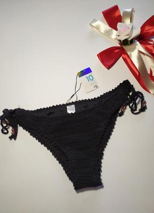 Кружевний низ купальника на зав'язках, eur 38