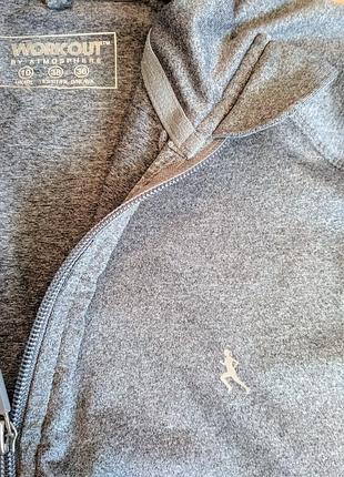 Кофта спортивная workout grey 3