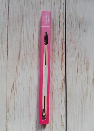 Кисть для бровей brushworks double-ended eye-brow brush