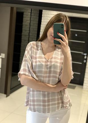 Лляна блуза mango